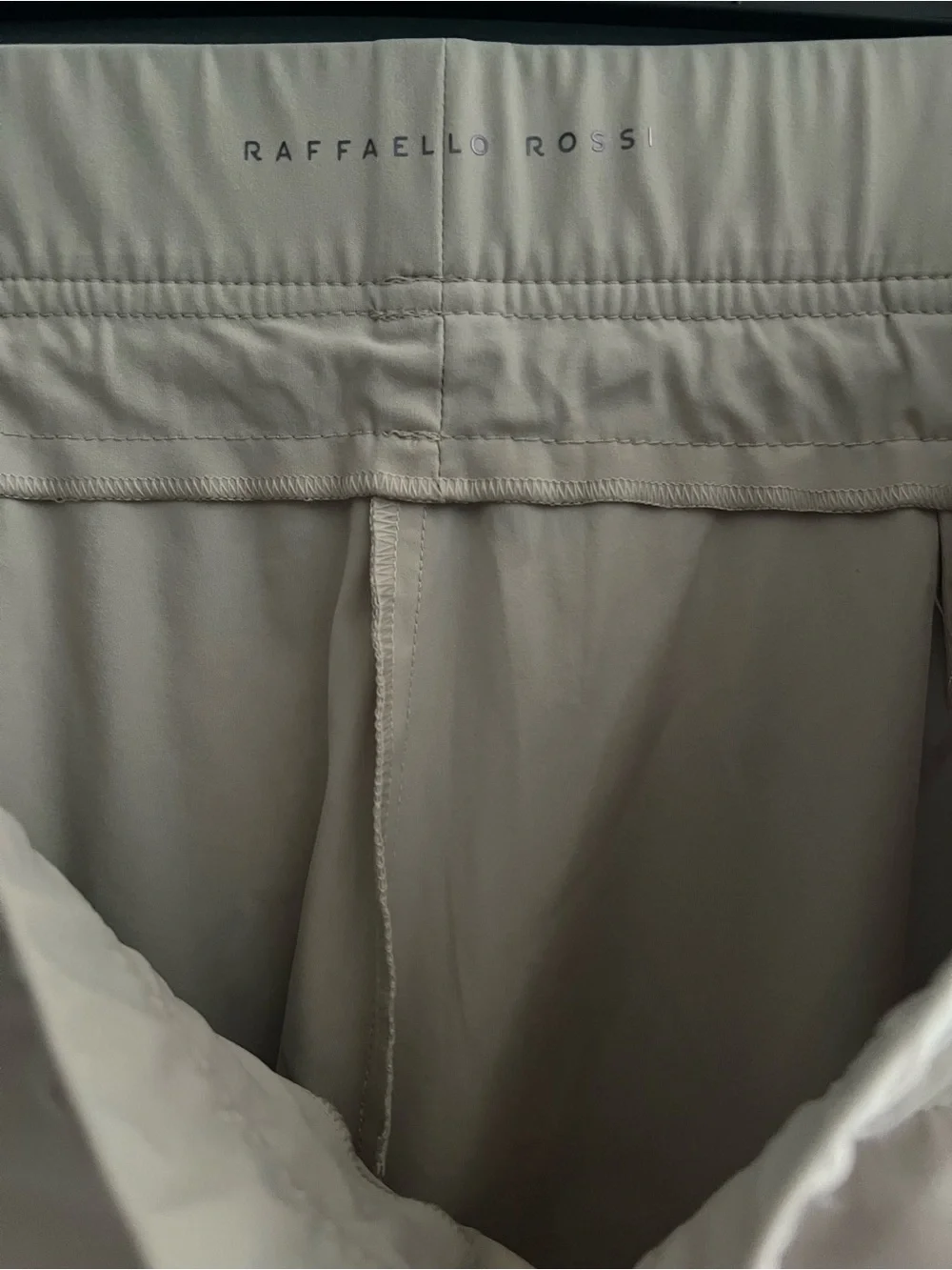 RAFFAELLO ROSSI Light Beige Drawstring Joggers - Picture 7 of 8